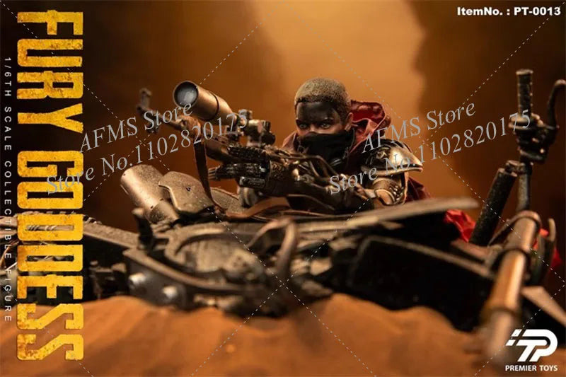 Premier Toys PT-0013 1/6 Scale Collectible Figure Blackened Wasteland Girl Anya Mad Max Fury Goddess Full Set 12" Action Figure