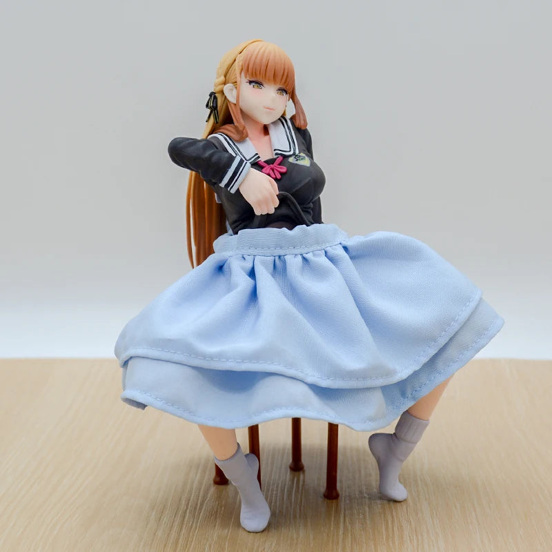 18cm Original Daiki Kougyou Shuria-chan Anime Girl Figure Akari Chan illustration by Jakudenpa Action Figure Model Doll Toy Gift