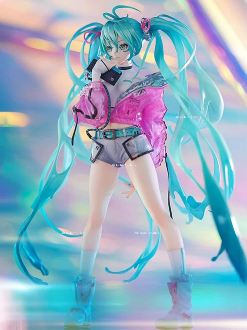 Hatsune Miku Anime Figure - Miku Yoneyama Mai Action Figurine Kawaii Doll Collectible Model Toy for Desk Decoration Gift