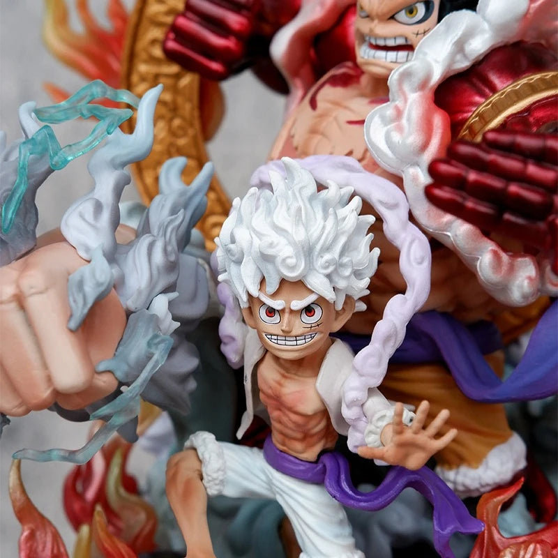 23cm New ONE PIECE Anime Figure Gear Third Monkey D. Luffy Peripheral PVC Model Statue Desktop Decoration Ornaments Gifts Toys