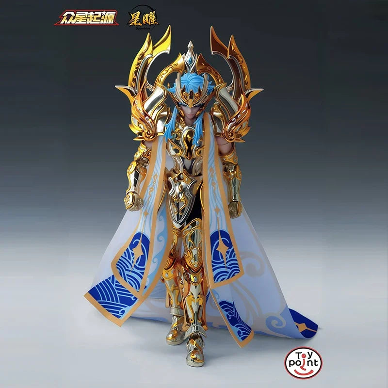 Toypoint/TP Saint Seiya Myth Cloth EXM Aquarius Camus God SOG And Totem/Object Gold Knights of the Zodiac Action Figure