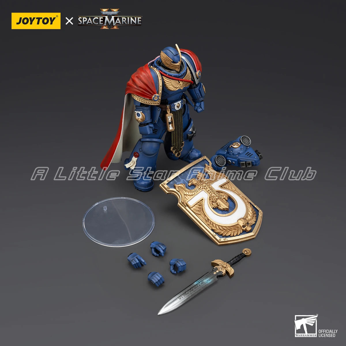 In Stock Original JOYTOY Warhammer 40000 Ultramarines Victrix Honor Guard with Storm Shield and Power Sword Model Toys