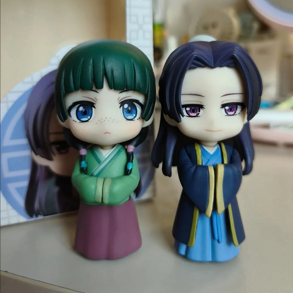 Q Version Cute Anime The Apothecary Diaries Maomao 2288 3640 Figure Jinshi 2372 Action Figurine Collectible Model Doll Set Toy