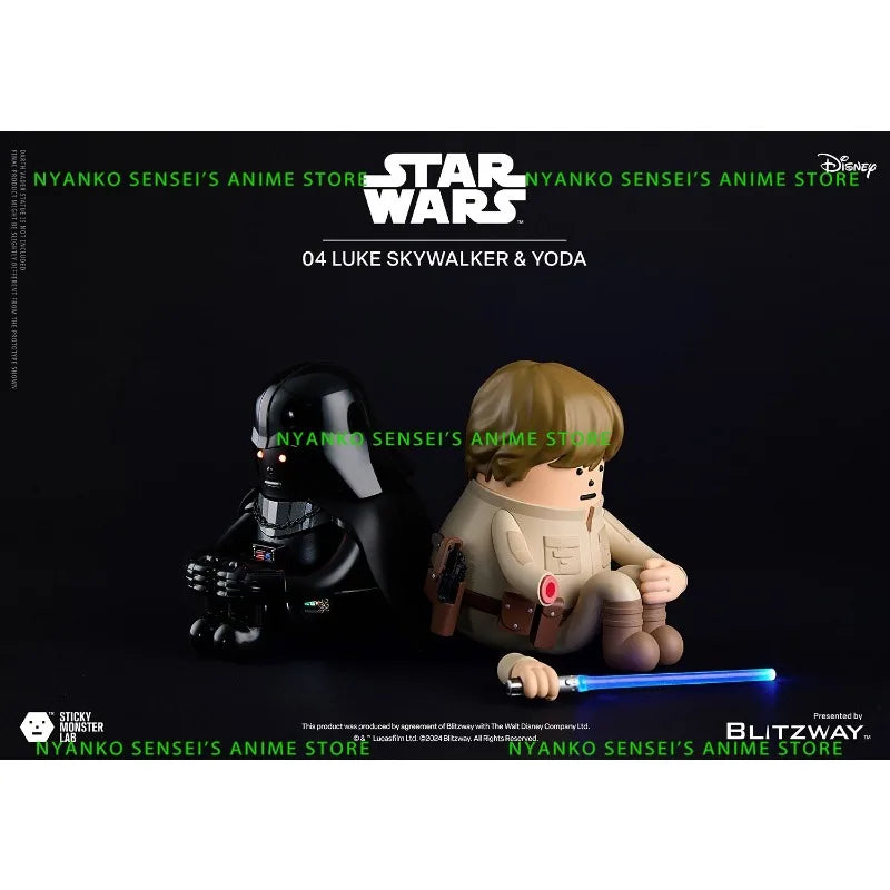 In Stock BLITZWAY SML Series Star Wars Statue Darth Vader Luke Yoda SW01-04 Figure Anime Models Toy Doll Gift Collectible