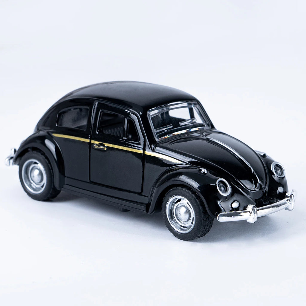 Classic 1: 36 Turn Alloy Double Door Retro Beetle Cars Model Boys' And Children's Birthday Toys Gifts Mini Vehicle Ornaments