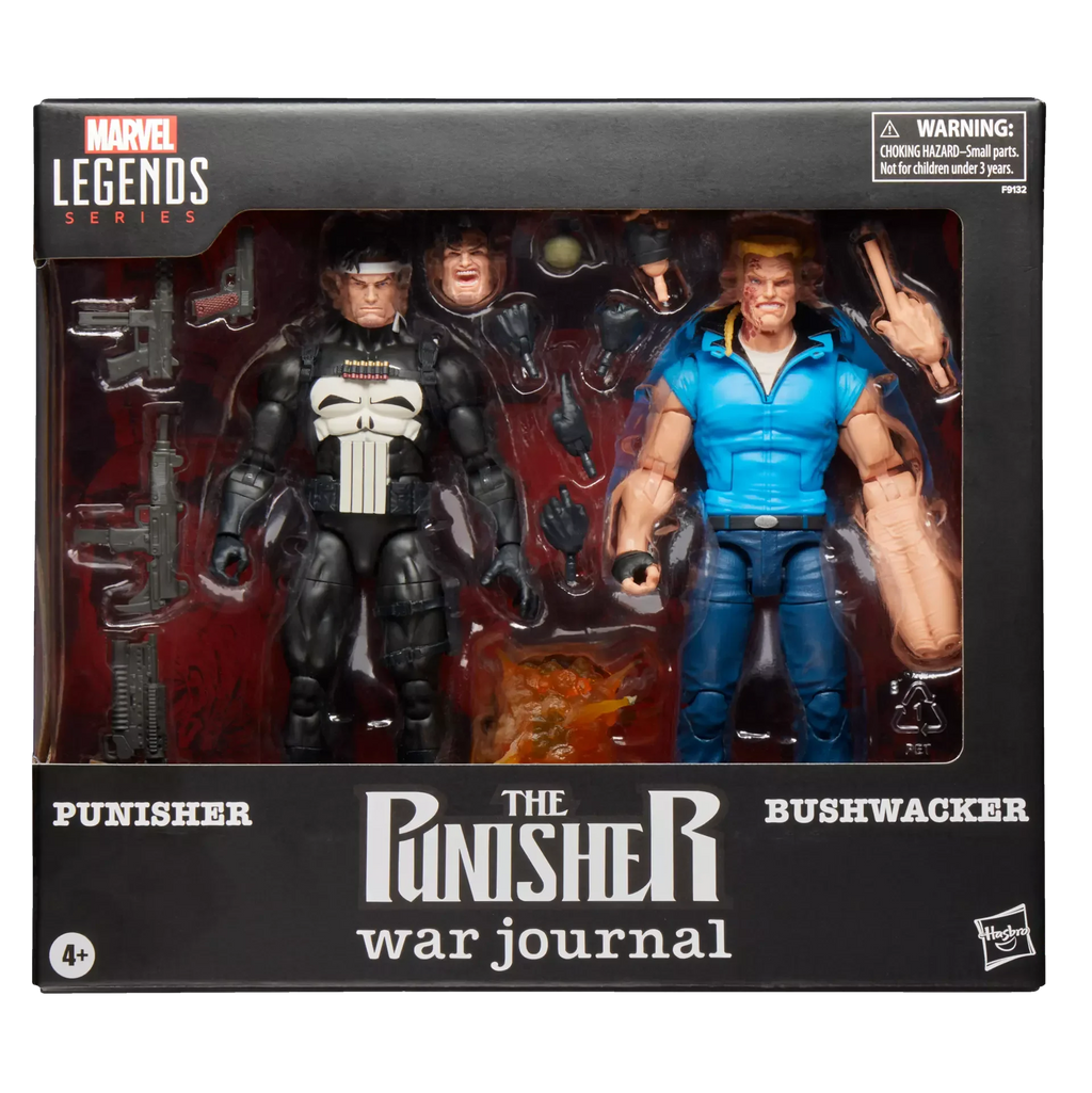 New Original Hasbro Marvel Legends Series Punisher and Bushwacker Action Figure Toys Gift Model