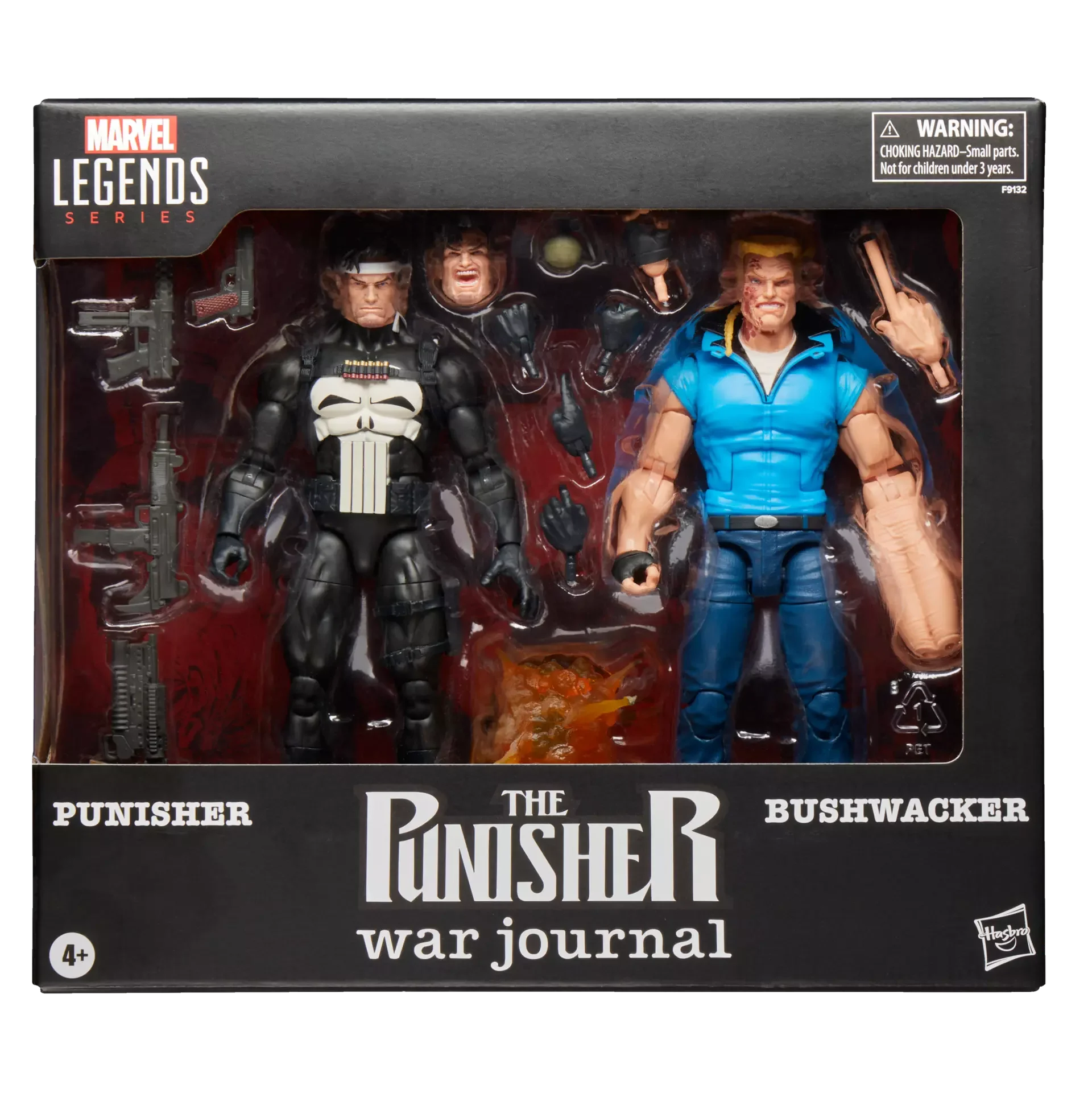 New Original Hasbro Marvel Legends Series Punisher and Bushwacker Action Figure Toys Gift Model