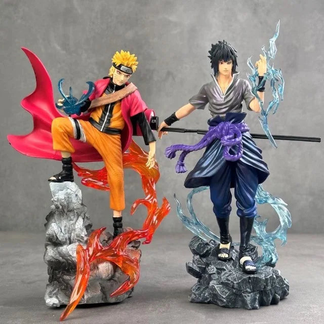 Hot Hokage Anime Ten Years Naruto Sasuke Peripheral Figurines Desktop Decoration Models Ornaments Statues Gifts
