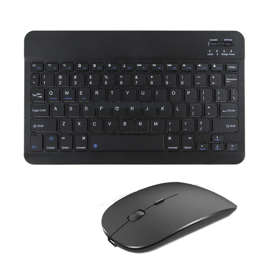 Spanisch Französisch Bluetooth Drahtlose Tastatur Azerty Russische Für iPad Mac PC Tablet Handy Laptop Und Maus Mini Mit N Gamer