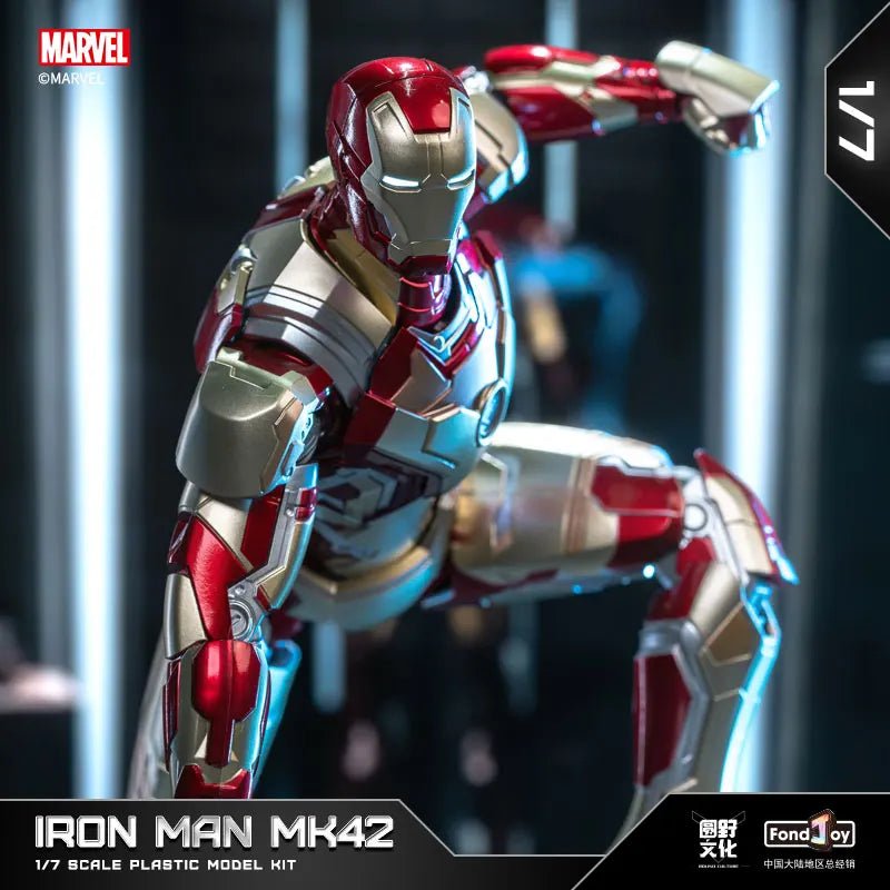 26cm Hot Toys Original Iron Man 1/7 Mk42 Mk43 1/12 Mk1 Mk2 Mk3 Mk4 Mk5 Mk6 Assembled Tony Stark Action Figure Collect Toy Gift