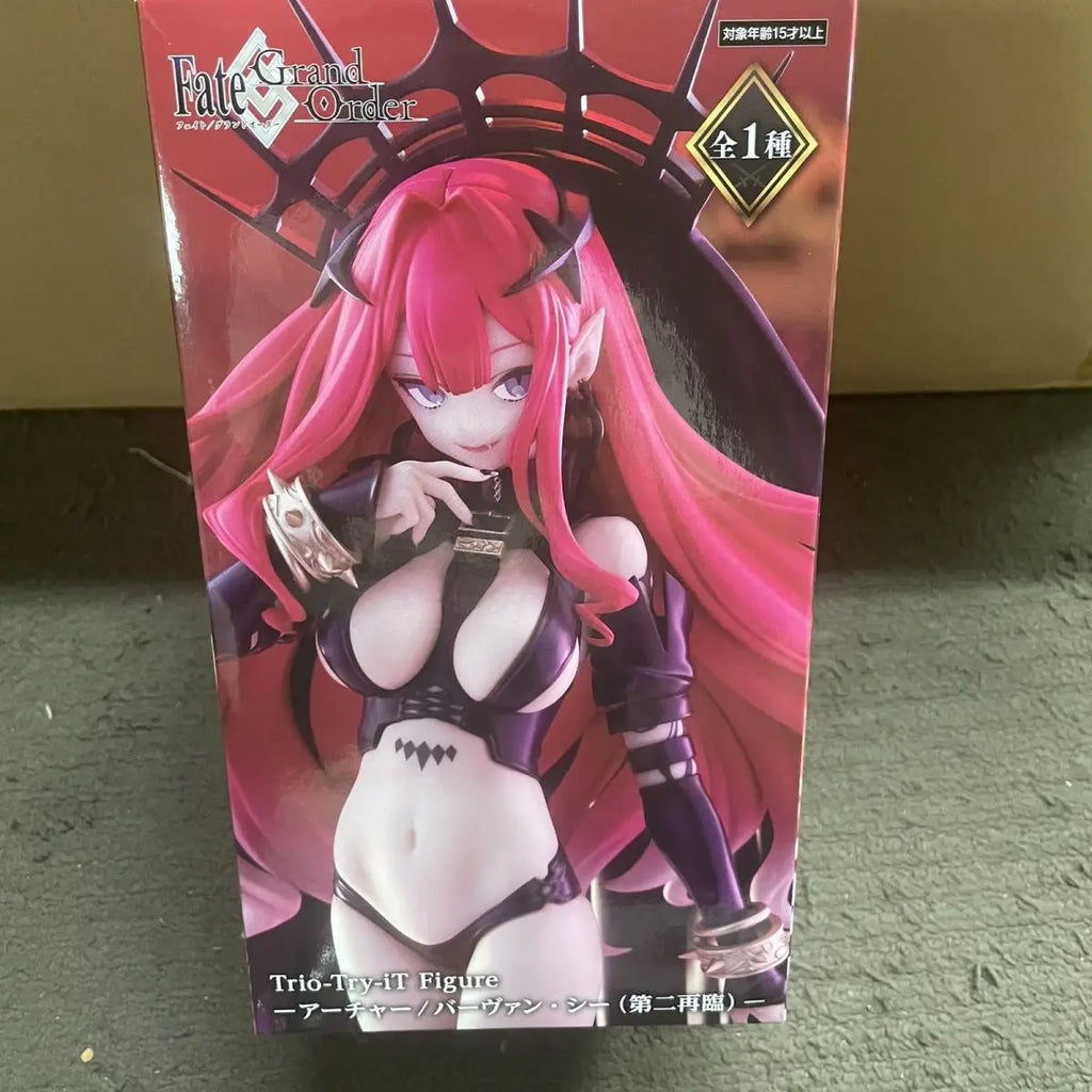 Original FuRyu Fate Grand Order Trio-Try-iT Figure Fairy Knight Tristan Baobhan Sith Action Figure Toy Anime PVC Model Collector