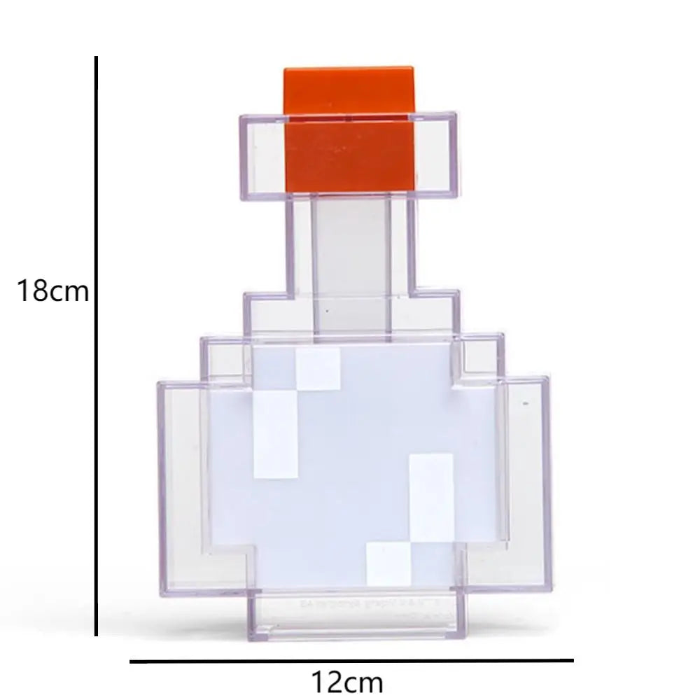 Brownstone Flashlight LED Night Light Bedroom Decorative Light Color Changing Bottle Weapon USB Charging with Buckle Kids Gift#E