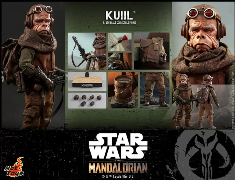 Hot Toys The Mandalorian TMS048 TMS049 Kuiil And Blurrg 1/6 Premium Action Set Film and Television Peripheral Collectibles