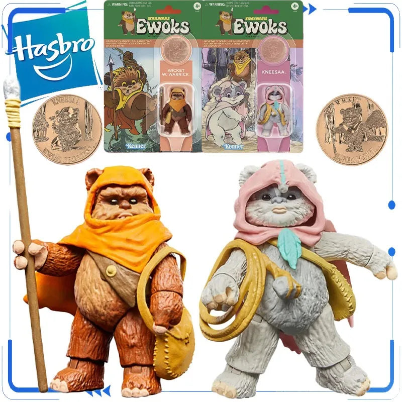 Hasbro Genuine Limited Edition Star Wars Vintage Collection 3.75 Inch Ewoks Action Figure Toys For Boys Girls Gift Model