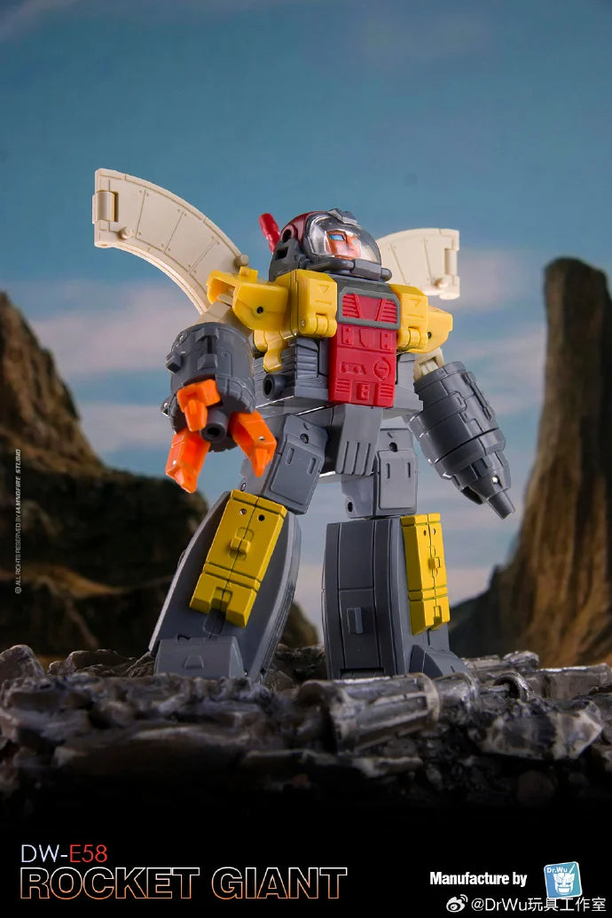 Dr.Wu DW-E58 DW-58B Omega Supreme Action Figure Rocket Giant For MINI Figurines Model Collectors Desktop Display Model Toy