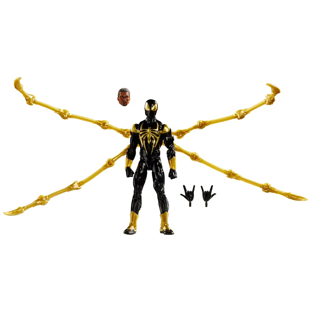 Original NEW Hasbro Marvel Legends Series Avengers Iron Spider (Aaron Davis) 15cm Spider-Man Anime Action Figure Model Toys