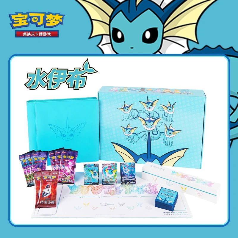 New Original Pokemon Tcg Eevee Cards Collection Simplified 6.0 Advanced Ptcg Special Toys Edition Custom Set Customized Box Gift