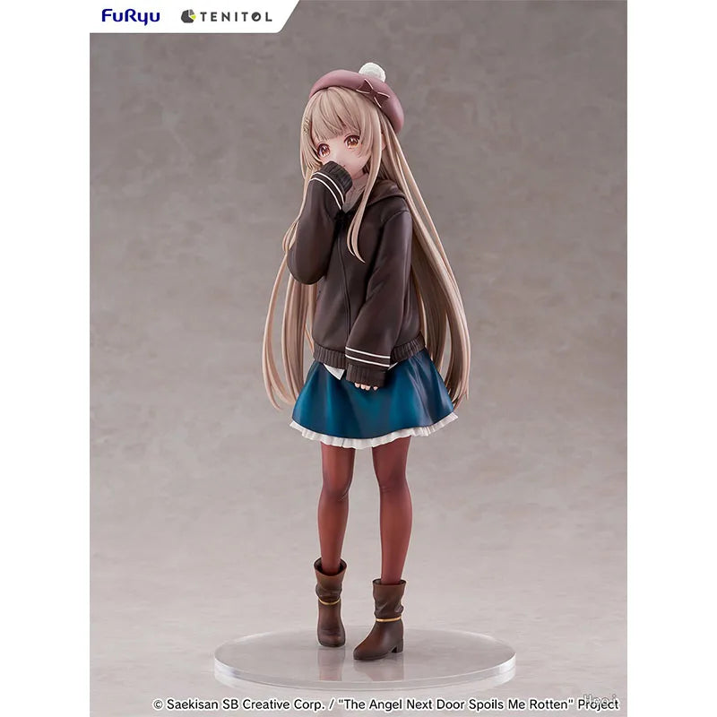 FURYU In Stock Original TENITOL TALL My Neighbor Angel Shiina Mahiru Autumn Ver. 30cm PVC Anime Figure Brand New Boxed Cartoon