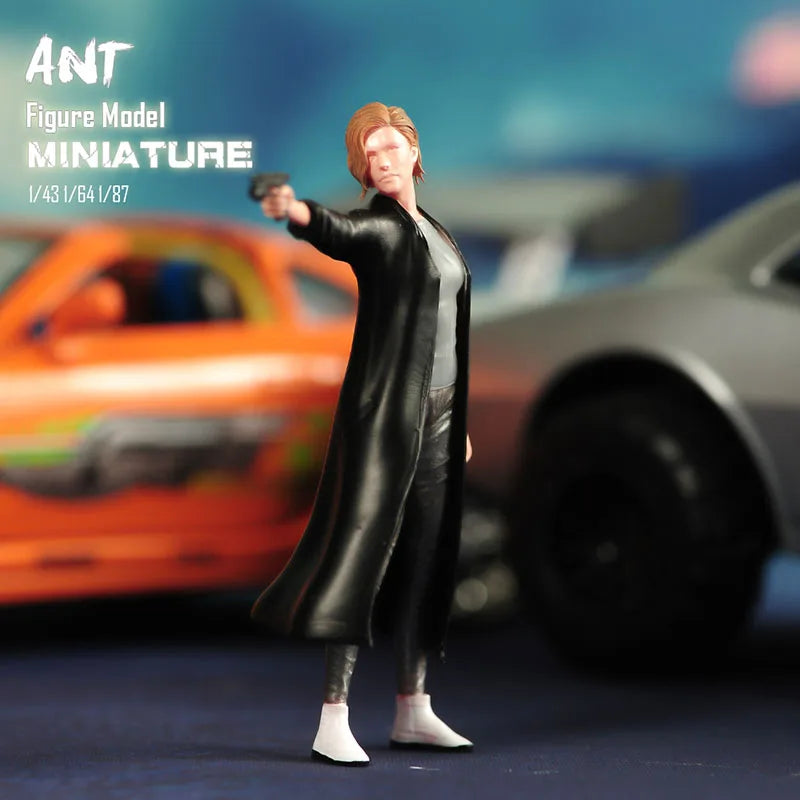 Миниатюрна фигурка 1/87 1/64 1/43 1/24 1/18 Състезател Уокър Джордана Брустър, филмови герои за кола, превозно средство