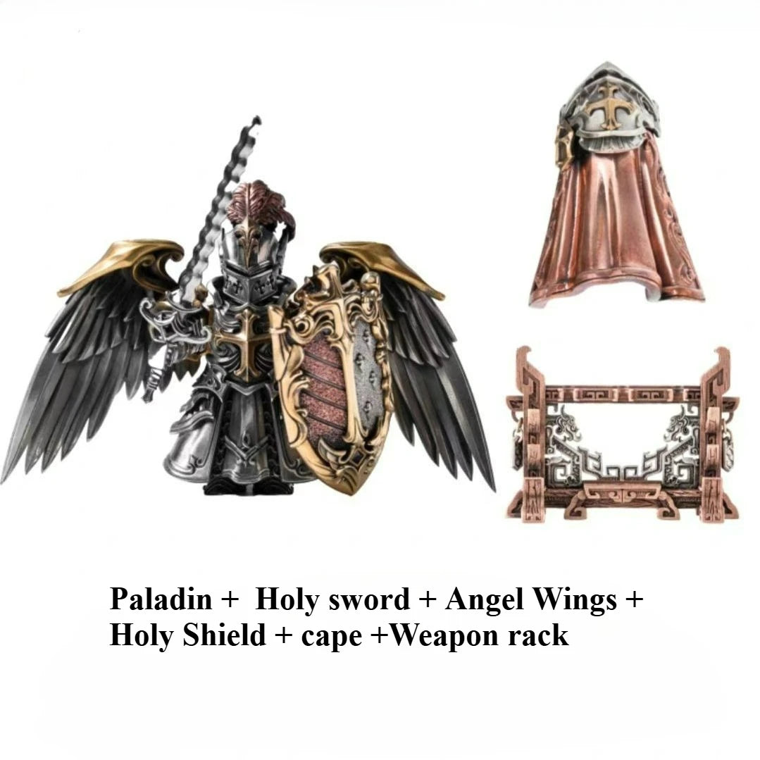 Paladin Magnetic Detachable Metal Figurine Desktop Decoration Copper Pendant Handle Figurine small gifts and souvenirs