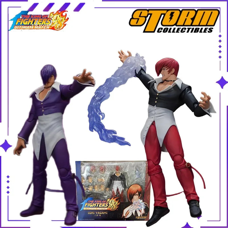 Storm Toys Original 1/12 King of Fighters 98 LORI Hachinohe Purple Special Edition KOF98 Game Mobile Doll Model Handmade Toy