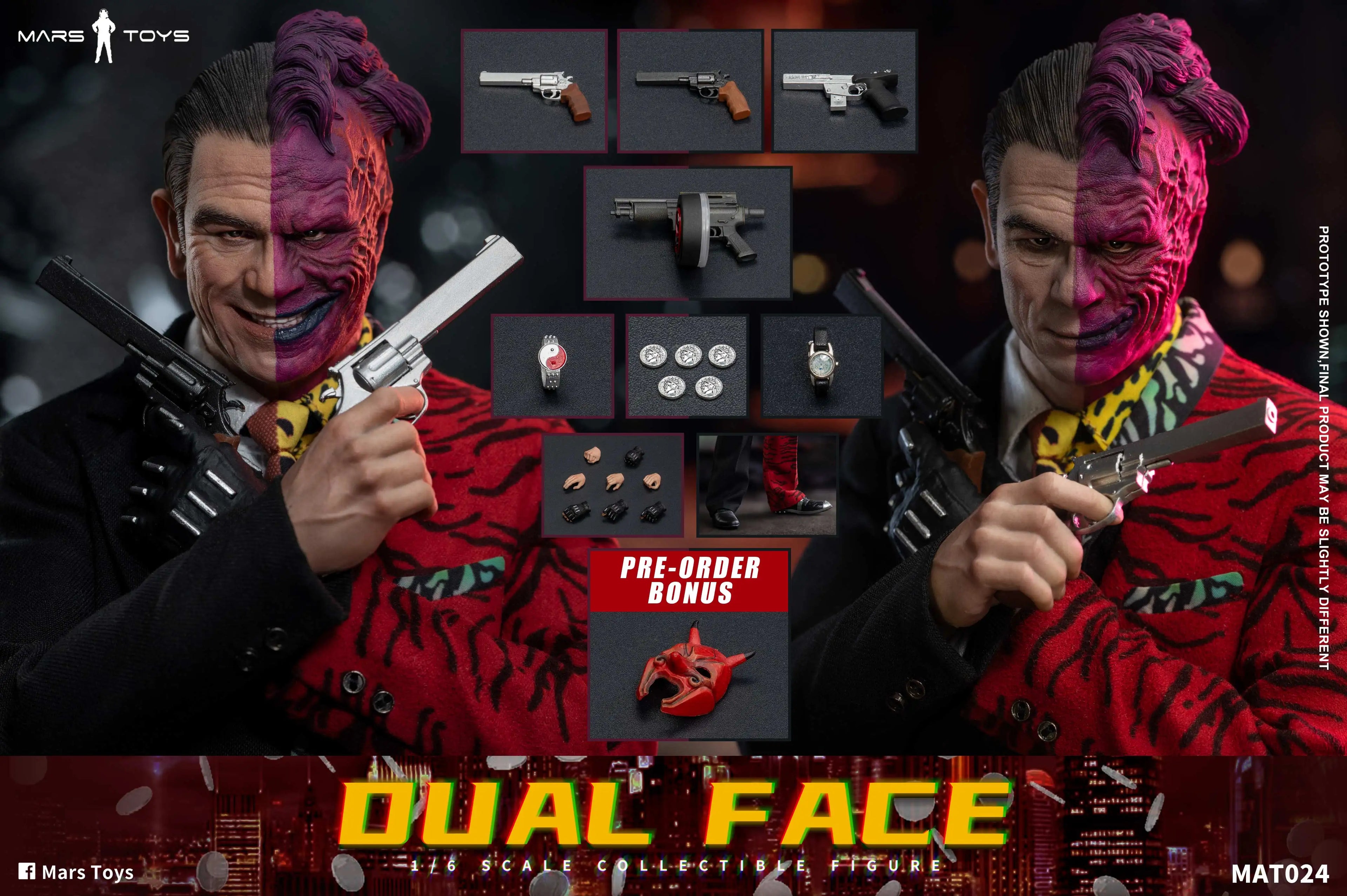 New Stock Mars Toys MAT024 1/6 Scale Male Soldier Two Face Dual Face Classic 12" Delicate Full Set Action Figure Model Toys﻿ ﻿