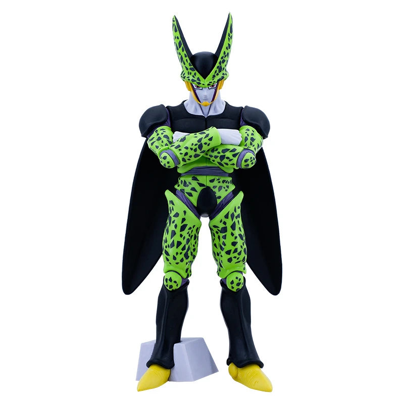 Dragon Ball Super Saiyan Faster Showdown, stehende Cell-Figur, vollständige Form, großes Cell-Ornament, 29 cm
