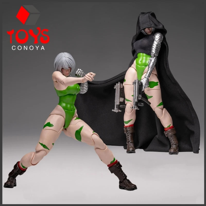 【2026 Q4】XCocann CFC02 1/12 Scale Bullet Queen Super Flexible Action Figure 6" Female Soldier Action Figure Model Collectible