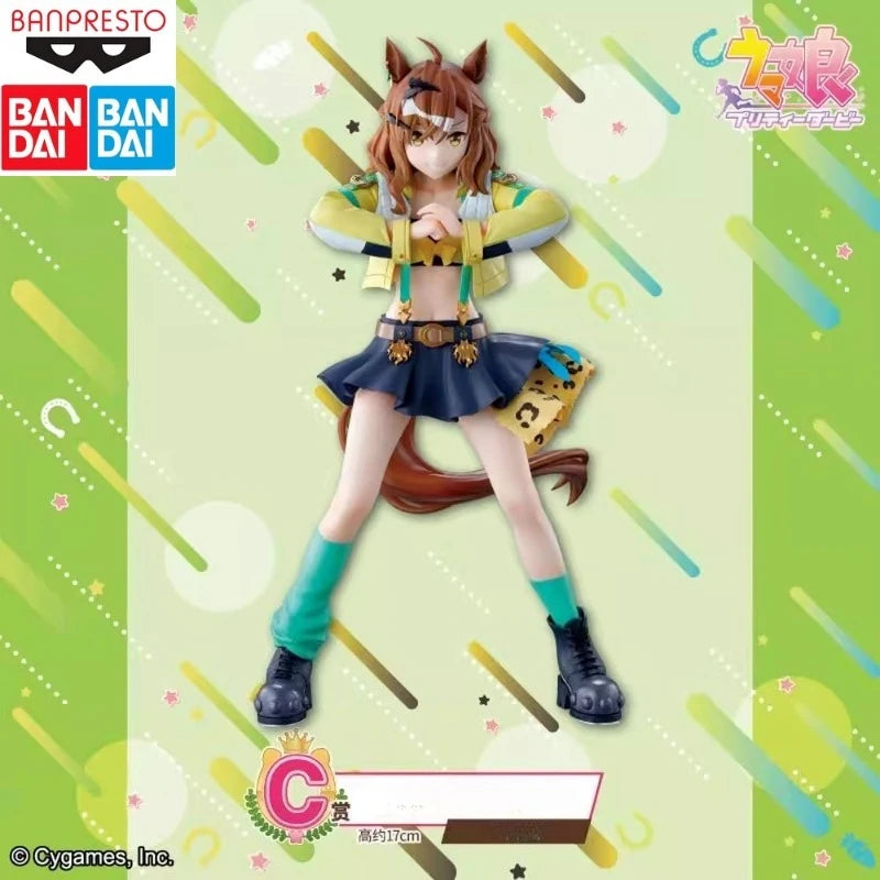 В наличност BANDAI Оригинална Ai Fantasy Horse Racing Girl Ai Li Suzi Tea House Manhattan Мобилен телефон Модел Колекция Колекция Колекционни Подаръци
