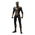 Marvel Spider-Man No Way Home Black Gold Suit Super Articulated Action Figure Collectible Model Toy For Kids Marvel Fans