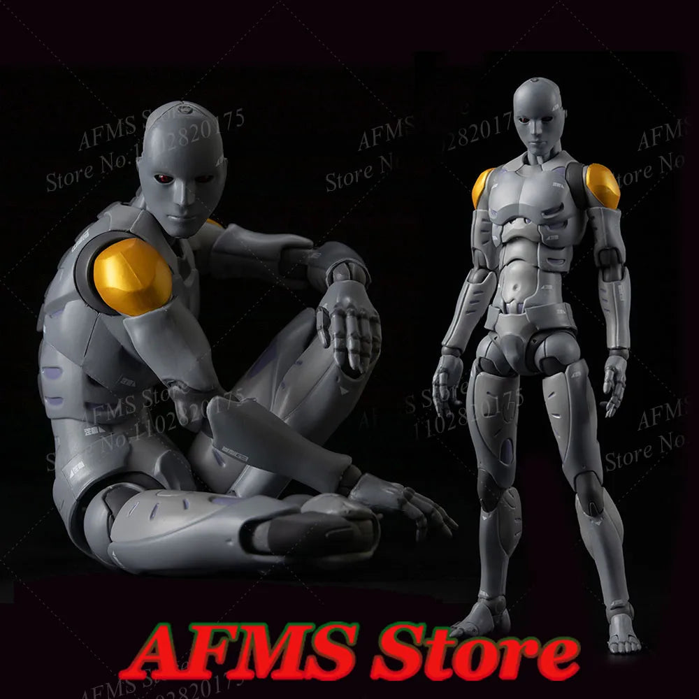 1000Toys 1/12 Scale Collectible Figure Heavy Industries Synthetic Human Men Testing Robots Body 6Inch Men Soldier Action Figure