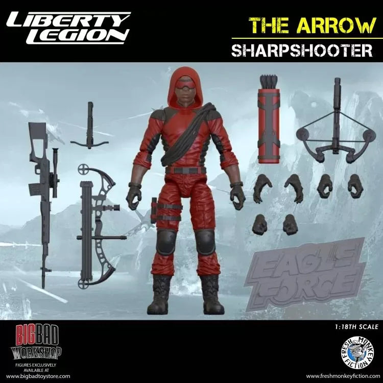 In Stock Fresh Monkey Fiction Eagle Force 4 Inch 1 18 Scale 2025 Fall Wave Action Figure Set Ninja Space Ape Captain Hunter