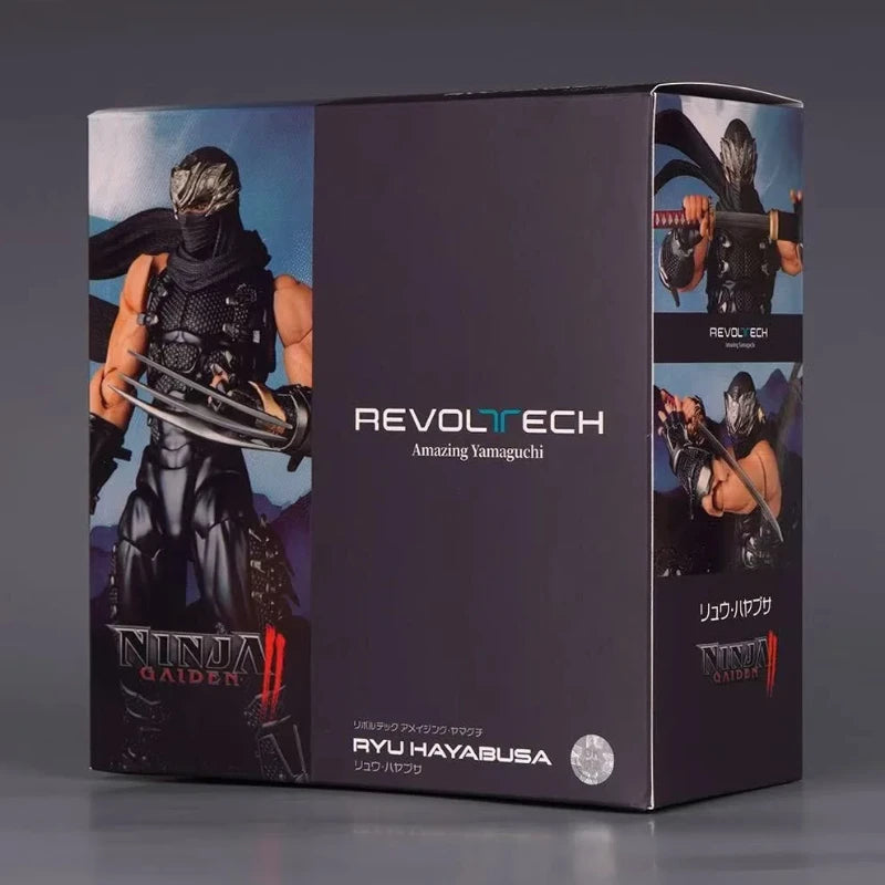 In Stock Ryu Hayabusa Ninja Gaiden Revoltech 1/12 Amazing Yamaguchi Action Anime Figures Collection PVC Movable Model Toys Gifts