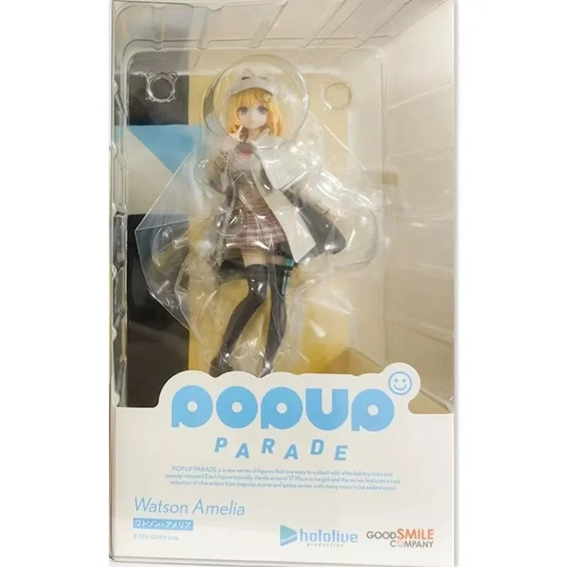 100% Original in Stock Good Smile Company Pop Up Parade Hololive Amelia Watson Collection Series Anime Figure Garage Kit
