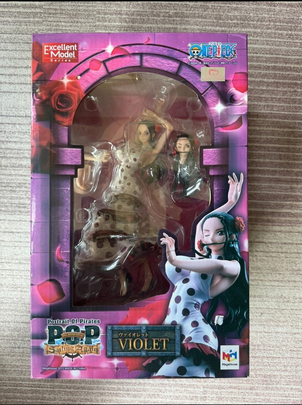 MegaHouse Genuine One Piece POP "Limited Edition" Violet "Sail Again" Anime Action Figure Toy