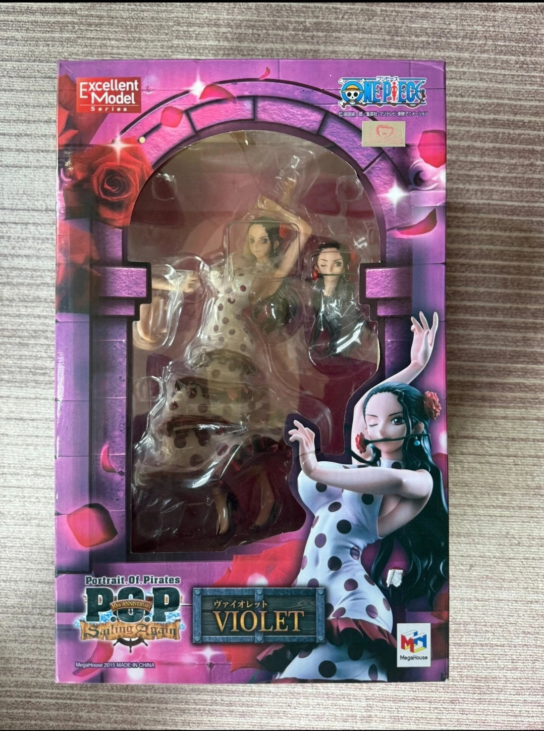 MegaHouse Genuine One Piece POP "Limited Edition" Violet "Sail Again" Anime Action Figure Toy