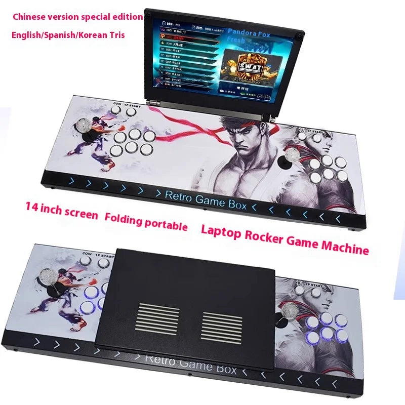 Arcade Pandora Game Console Multi in One Moonlight Box Portable Folding Fighting Game Console Customizable