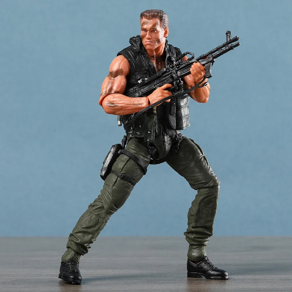 NECA Commando 30th Anniversary John Matrix PVC Action Figure Collectible Model Doll Gift
