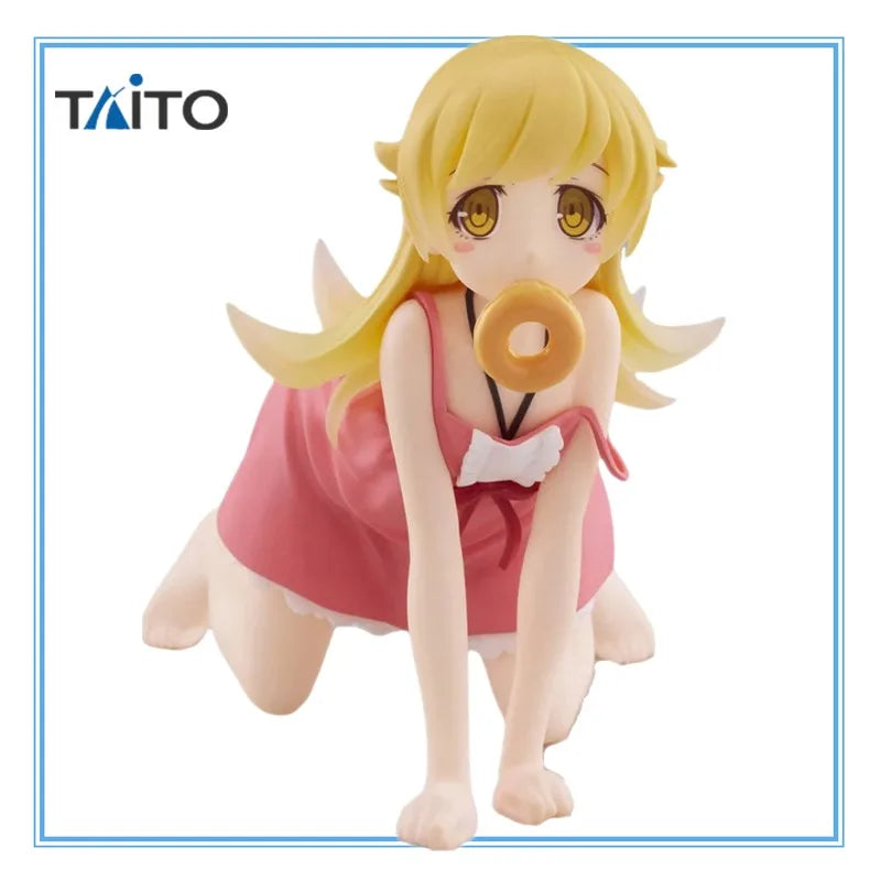 In Stock Original TAITO Monogatari Series Oshino Shinobu PVC 13cm Anime Figures Action Figure Model Collect Toys Gifts