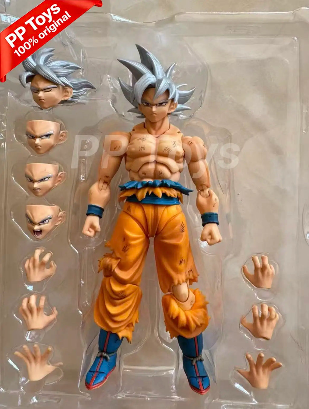 Original Bandai Dragon Ball Z Figure S.H.Figuarts Son Goku Ultra Instinct Toyota Edition Super Saiyan Ultra Instinct VJ30