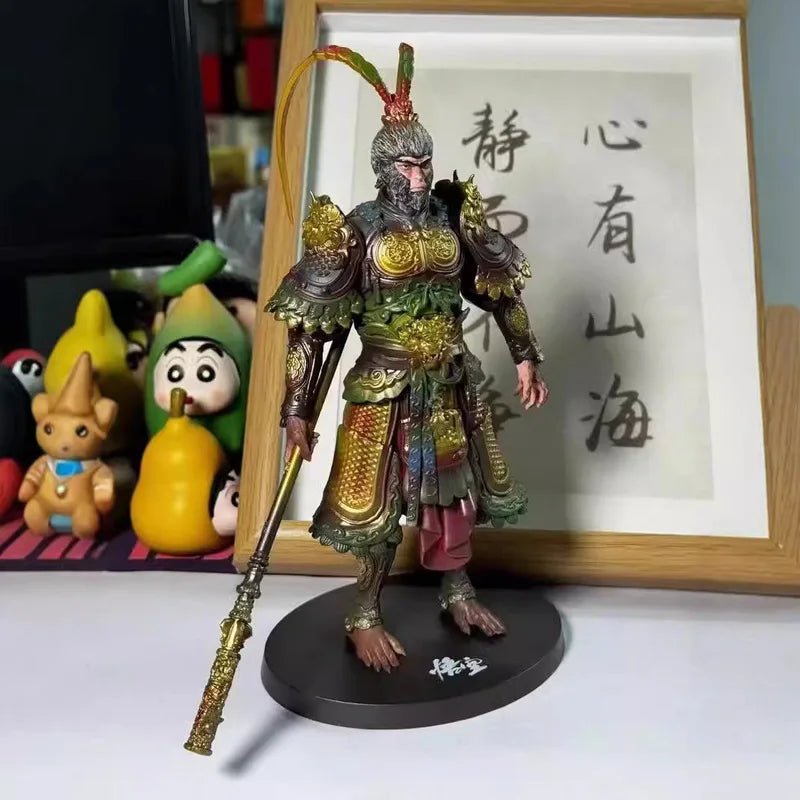 2024 New 21cm Black Myth: Wukong Action Figure Monkey King Bar Wukong Figure Models Statues Toys Room Ornaments Birthday Gift