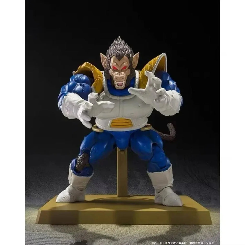 Bandai Genuine Original Dragon Ball Model Kits SHF Anime Figures Great Ape Vegeta - Exclusive EditionAction Figure Model Kits