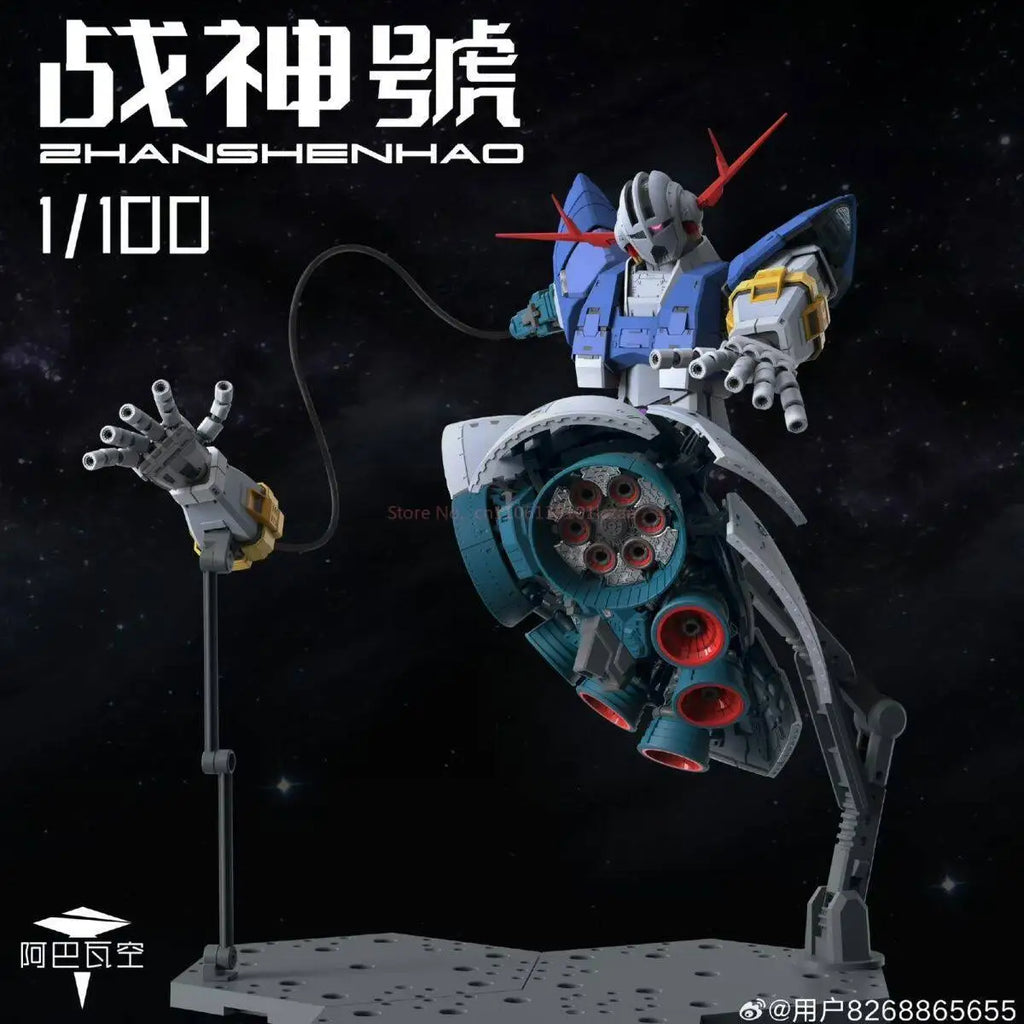 RG 1/100 ABWK Model Zeong MSN-02 Toys Assembly Model Kit RG Enlarged Version Action Figure Plastic Robot Gifts