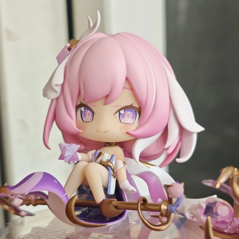 Mihoyo Official Genuine Game Elysia Figure Honkai Impact 3 Elysia Desktop Accessories Cosplay Decoration Halloween Birthday Toys