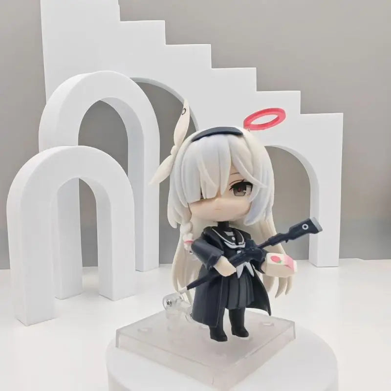 10CM Blue Archive Figure Anime Prana Cute Q Version Desktop Standing Posture Animation Model Toy Gift Collection Ornaments PVC