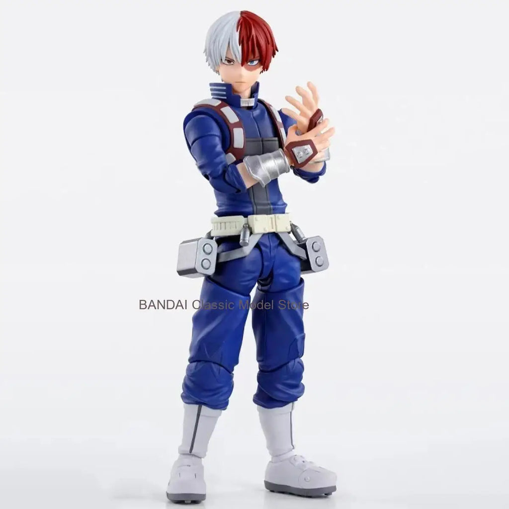 BANDAI S.H.Figuarts My Hero Academia Todoroki Shoto Action Figure - PVC Collectible Model Ornament Doll Toy Gift
