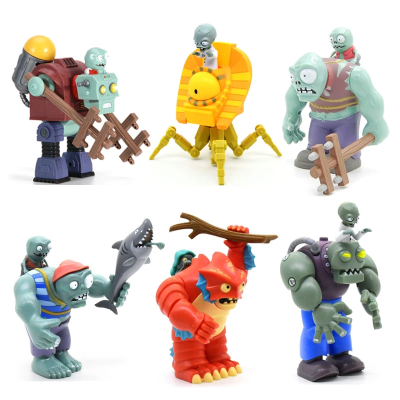 Plants vs. Zombies Toy Gifts Action Figure Roadblock Deep Sea Pirate Giant Zombie Model Dolls Game Shooting Toy Children's Gifts