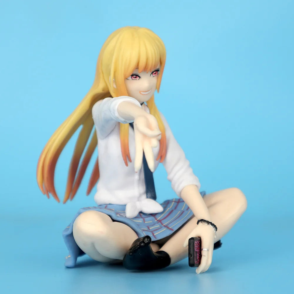 10CM Anime My Dress Up Darling Kitagawa Marin Nudelstopper Figur Modell Spielzeug Geschenk Actionfigur Für Kinder PVC Geschenk