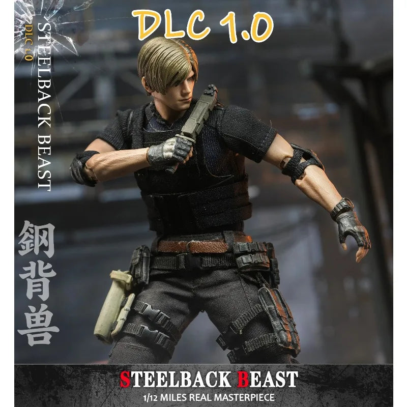 Pre-order Patriot Studio Leon S Kennedy STEELBACK BEAST Multiple Accessories 6-inch Action Figures Gift Collection