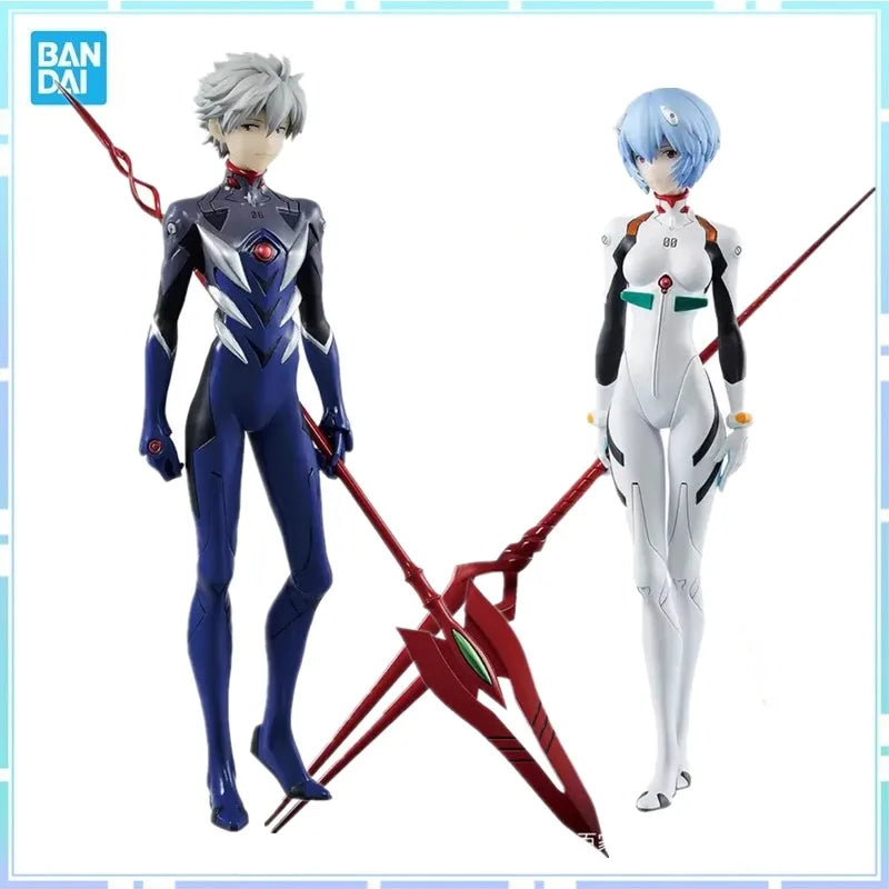 Bandai Original Ichiban Kuji Anime Rebuild of Evangelion EVA Nagisa Kaworu Ayanami Rei PVC Figure Action Figures Model Toys